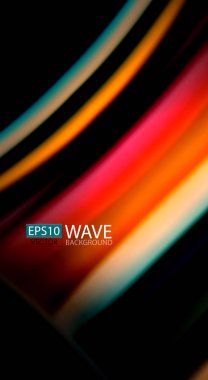 Renk dalga satırları arka plan bulanıklık