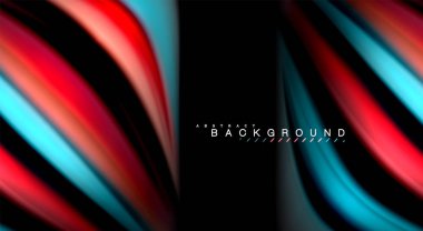 Renk dalga satırları arka plan bulanıklık