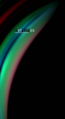 Renk dalga satırları arka plan bulanıklık