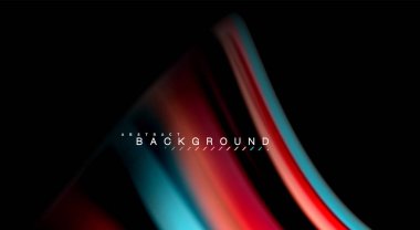 Renk dalga satırları arka plan bulanıklık