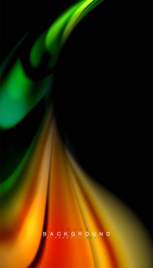 Sıvı vektör dalga arka plan renkleri karıştırma