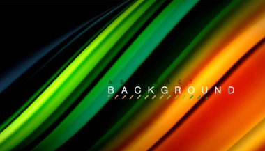 Sıvı vektör dalga arka plan renkleri karıştırma