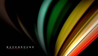 Sıvı vektör dalga arka plan renkleri karıştırma