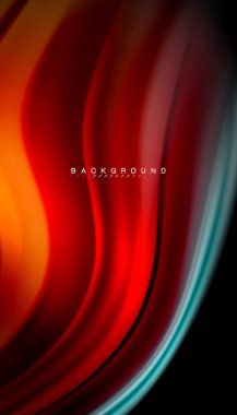 Sıvı vektör dalga arka plan renkleri karıştırma