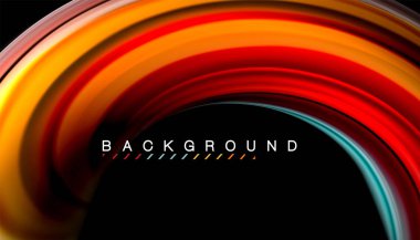 Sıvı vektör dalga arka plan renkleri karıştırma