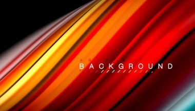 Sıvı vektör dalga arka plan renkleri karıştırma