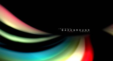 Renk dalga satırları arka plan bulanıklık