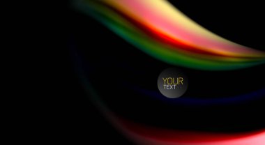 Renk dalga satırları arka plan bulanıklık