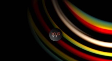 Renk dalga satırları arka plan bulanıklık