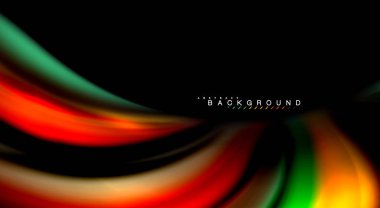 Renk dalga satırları arka plan bulanıklık