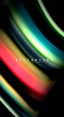 Renk dalga satırları arka plan bulanıklık