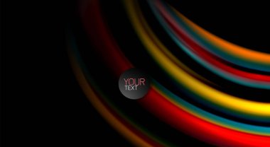 Renk dalga satırları arka plan bulanıklık