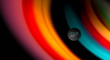 Renk dalga satırları arka plan bulanıklık