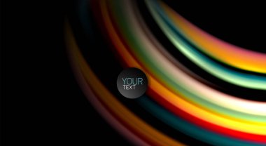 Renk dalga satırları arka plan bulanıklık