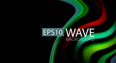 Renk dalga satırları arka plan bulanıklık