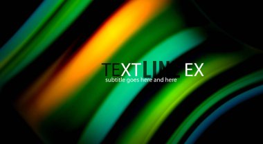 Renk dalga satırları arka plan bulanıklık. Vektör çizim app duvar kağıdı, iş sunma veya web afiş için