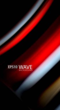 Renk dalga satırları arka plan bulanıklık. Vektör çizim app duvar kağıdı, iş sunma veya web afiş için