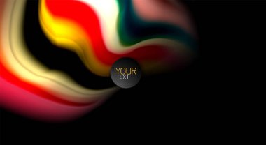 Renk dalga satırları arka plan bulanıklık