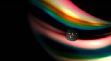 Renk dalga satırları arka plan bulanıklık