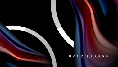 Sıvı sıvı metalik tarzı çizgi şeklinde Holografik dizayn renkleri