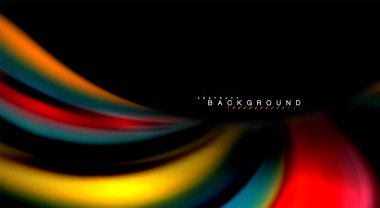 Renk dalga satırları arka plan bulanıklık