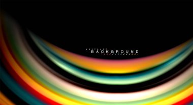 Renk dalga satırları arka plan bulanıklık