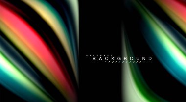 Renk dalga satırları arka plan bulanıklık