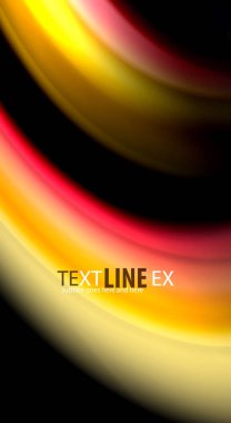 Renk dalga satırları arka plan bulanıklık