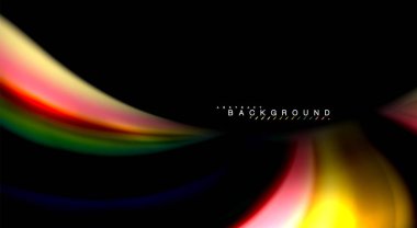 Renk dalga satırları arka plan bulanıklık