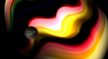 Renk dalga satırları arka plan bulanıklık