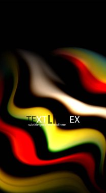 Renk dalga satırları arka plan bulanıklık