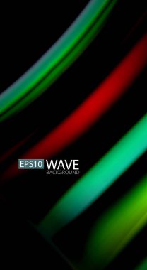 Renk dalga satırları arka plan bulanıklık