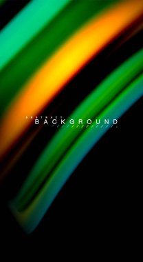 Renk dalga satırları arka plan bulanıklık