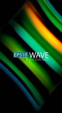 Renk dalga satırları arka plan bulanıklık