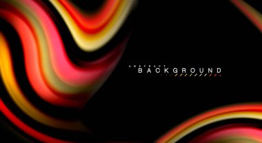 Renk dalga satırları arka plan bulanıklık