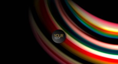 Renk dalga satırları arka plan bulanıklık