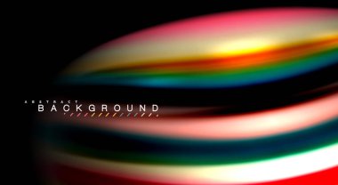 Renk dalga satırları arka plan bulanıklık