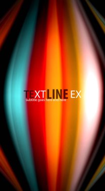 Renk dalga satırları arka plan bulanıklık