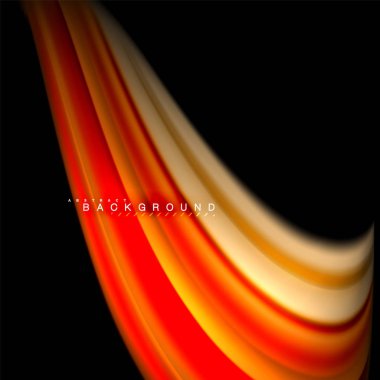 Sıvı karıştırma renkler dalga arka plan tasarlamak vektör. Renkli örgü dalgalar