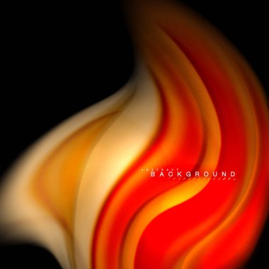 Sıvı karıştırma renkler dalga arka plan tasarlamak vektör. Renkli örgü dalgalar