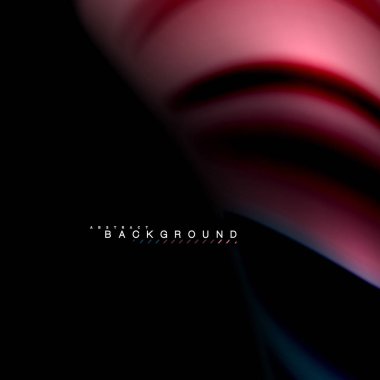 Sıvı karıştırma renkler dalga arka plan tasarlamak vektör. Renkli örgü dalgalar