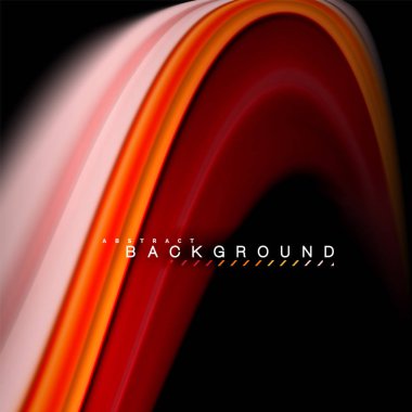 Sıvı karıştırma renkler dalga arka plan tasarlamak vektör. Renkli örgü dalgalar