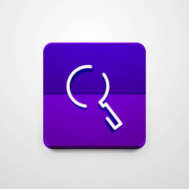 Magnifyier web düğme arama, kutsal kişilerin resmi büyütmek. Modern Büyüteç işareti, web sitesi tasarımı veya mobil uygulaması