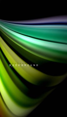 Sıvı vektör dalga arka plan renkleri karıştırma