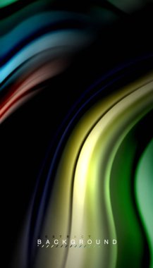 Sıvı vektör dalga arka plan renkleri karıştırma