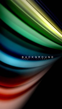 Sıvı vektör dalga arka plan renkleri karıştırma