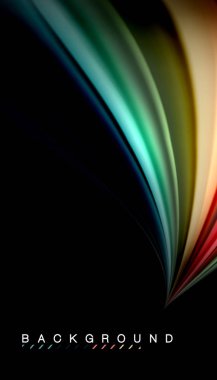 Sıvı vektör dalga arka plan renkleri karıştırma