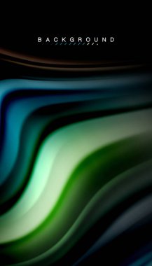 Sıvı vektör dalga arka plan renkleri karıştırma