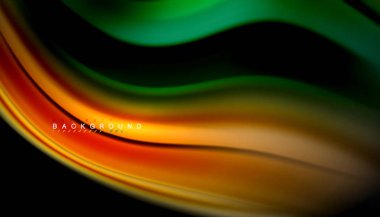 Sıvı vektör dalga arka plan renkleri karıştırma