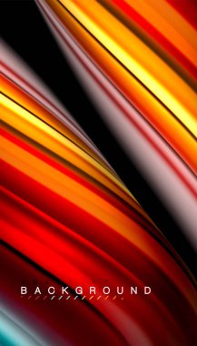 Sıvı vektör dalga arka plan renkleri karıştırma